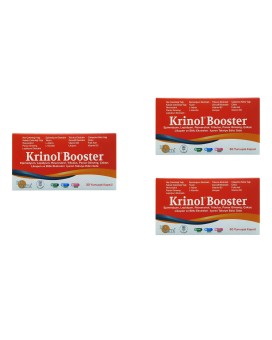 Krinol Booster - Lepidyum. Resveratrol. Likopen- 30 Kapsül - 3 Kutu