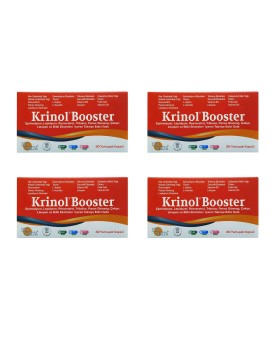 Krinol Booster - Lepidyum. Resveratrol. Likopen- 30 Kapsül - 4 Kutu